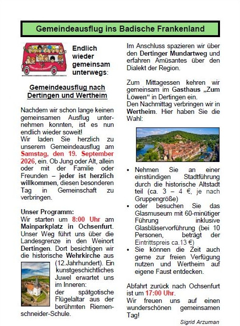 Gemeindeausflug