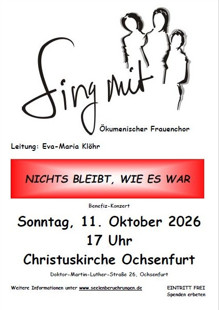 Plakat Sing mit
